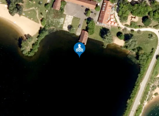 Satellite image of KLEINER BROMBACHSEE ABSBERG FREIZEITANLAGE ABSBERG SEESPITZ