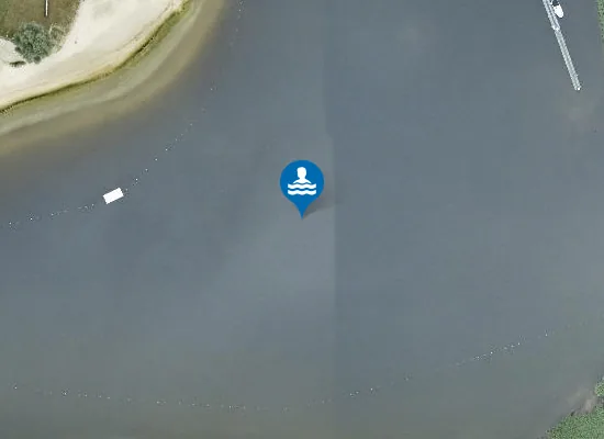 Satellite image of BIESBOSCH MARINA, BADZONE STRAND