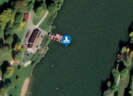 Satellite image of HAHNENKAMMSEE HEIDENHEIM BADESTRAND