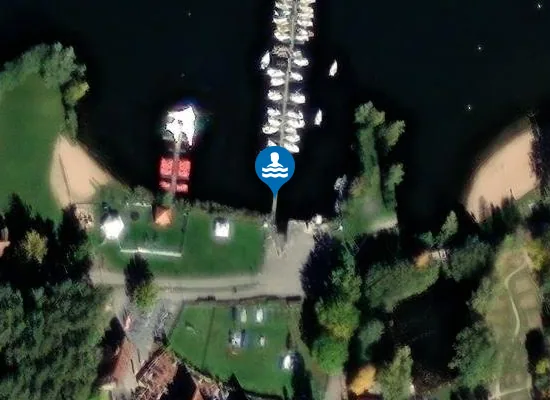 Satellite image of KLEINER BROMBACHSEE PFOFELD BADESTRAND CAMPINGPLATZ