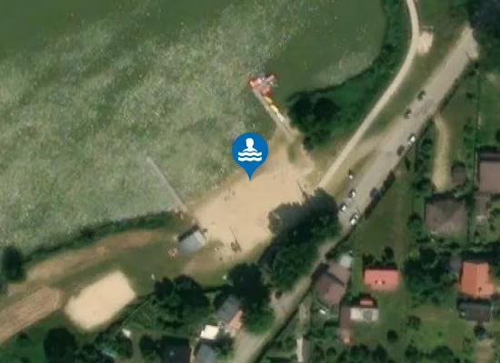 Satellite image of Kąpielisko Centrum Sportu i Rekreacji Wodnik