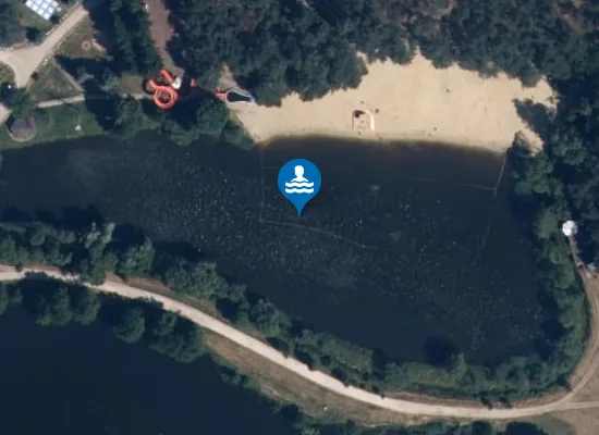 Satellite image of KĄPIELISKO NA TERENIE OŚRODKA SPORTU I REKREACJI WAWRZKOWIZNA