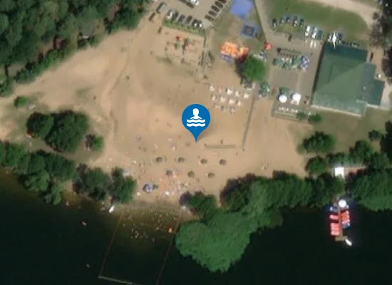 Satellite image of JEZIORO GÓRSKIE (KĄPIELISKO PRZY PLAŻY PATELNIA)