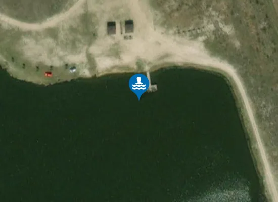 Satellite image of KĄPIELISKO NA ZBIORNIKU WODNYM RÓWCE GM. ZBUCZYN