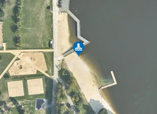 Satellite image of ZALEW SZYDŁOWIEC