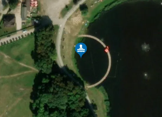 Satellite image of Kąpielisko nr 2 Borki