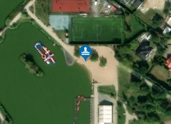 Satellite image of KĄPIELISKO NA TERENIE STAWÓW WALCZEWSKIEGO W GRODZISKU MAZOWIECKIM PRZY UL. NADARZYŃSKIEJ