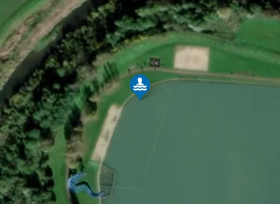 Satellite image of KOMPLEKS SPORTOWO-REKREACYJNY ZALEW W ŁAPANOWIE