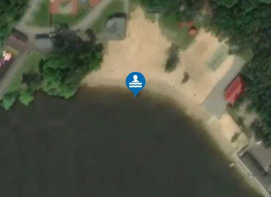Satellite image of Kąpielisko Chechło - plaża