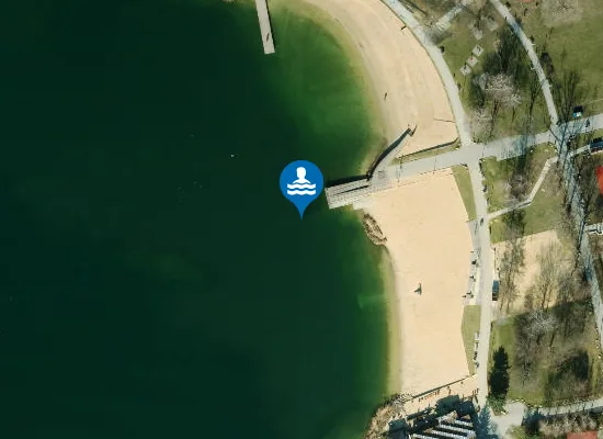 Satellite image of KĄPIELISKO PLAŻA BAGRY