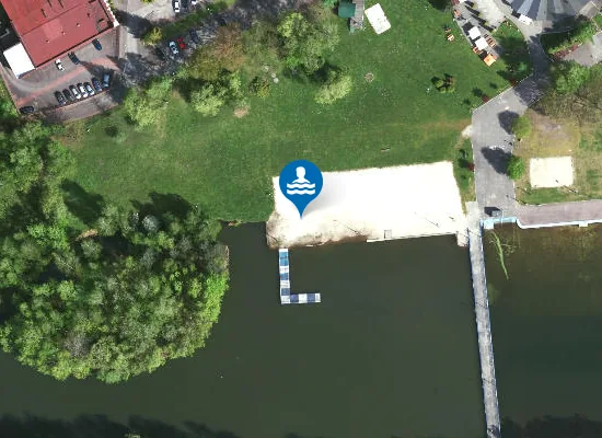 Satellite image of Kąpielisko Park Słupna