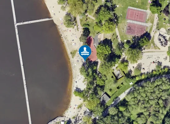 Satellite image of OŚRODEK WYPOCZYNKOWY PAPROCANY - JEZIORO PAPROCANY