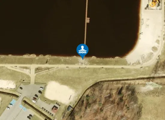 Satellite image of KĄPIELISKO NA ZALEWIE BOJARY