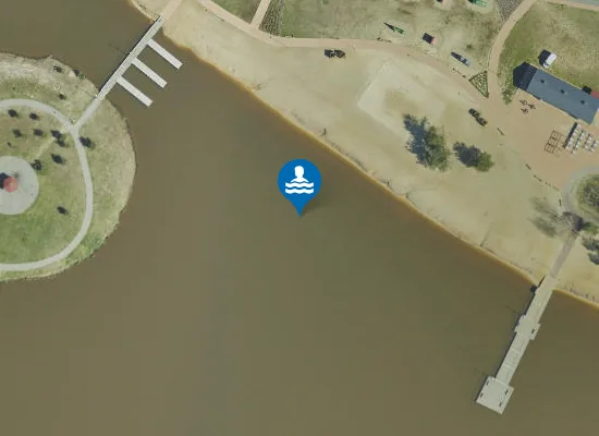 Satellite image of Kąpielisko Podwolina