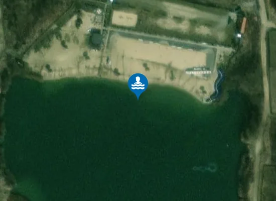 Satellite image of OŚRODEK REKREACYJNO – WYPOCZYNKOWY PLAŻA OSTRÓW