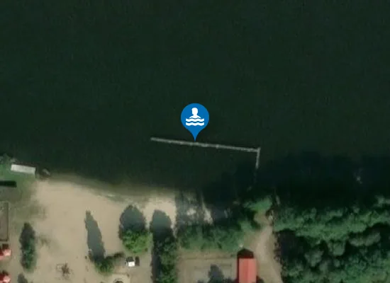 Satellite image of Kąpielisko nad jeziorem Królewskim w Krzyżu Wielkopolskim