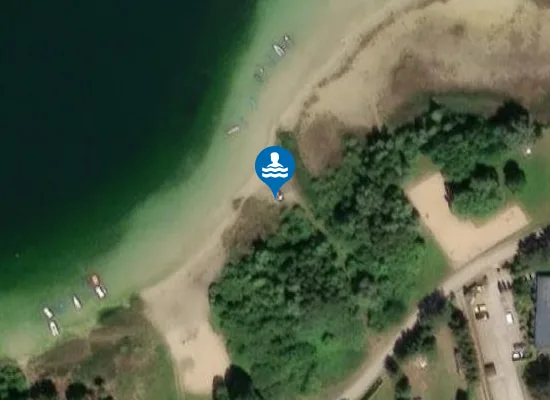 Satellite image of KĄPIELISKO W MIEJSCOWOŚCI KAMIENICA