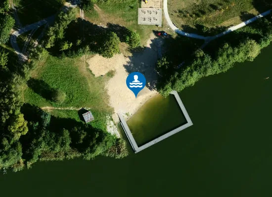 Satellite image of KĄPIELISKO MIEJSKIE W ZŁOTOWIE PRZY UL. JEZIORNEJ