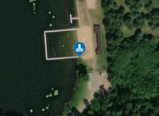 Satellite image of KĄPIELISKO MIEJSKIE NAD JEZIOREM BĄK W OKONKU