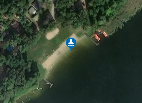 Satellite image of KĄPIELISKO BRENNO OSTRÓW NAD JEZIOREM BIAŁYM