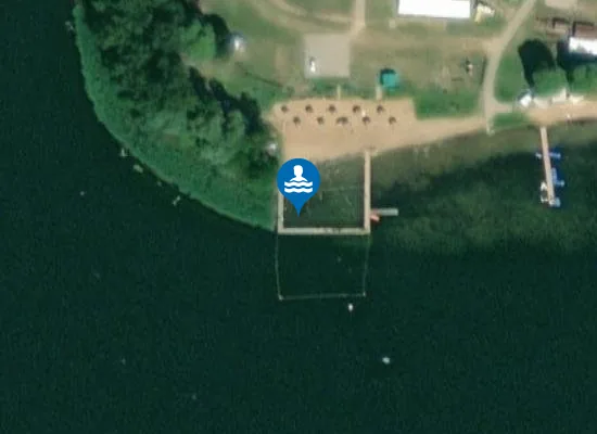 Satellite image of KĄPIELISKO NAD JEZIOREM CHRZYPSKIM