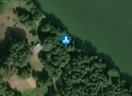 Satellite image of Kąpielisko Baza Obozowa Hufca ZHP Szamotuły Jeleniec