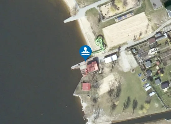 Satellite image of KĄPIELISKO PRZY PLAŻY ŁAZIENKI