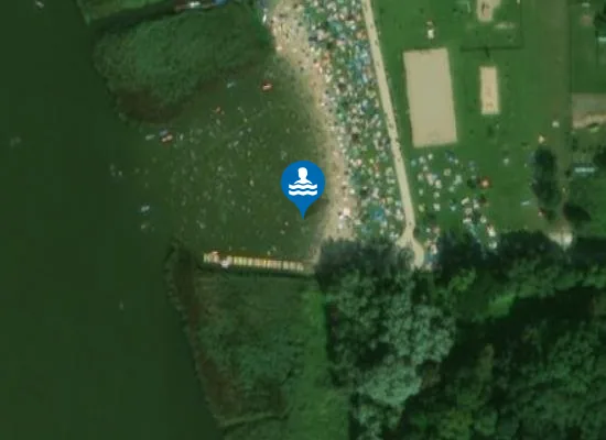 Satellite image of KĄPIELISKO OWOCOWA PLAŻA W ZBOROWIE