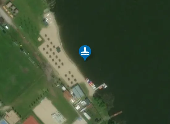 Satellite image of KĄPIELISKO OAZA-BŁONIE NAD JEZIOREM KÓRNICKIM W KÓRNIKU