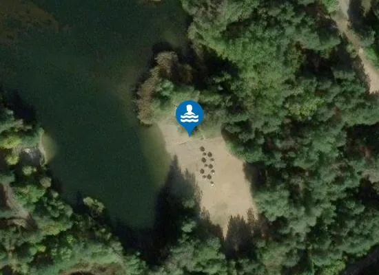 Satellite image of KĄPIELISKO GLINIANKI NA ZBIORNIKU WODNYM GLINIANKI OBRĘB MOSINA