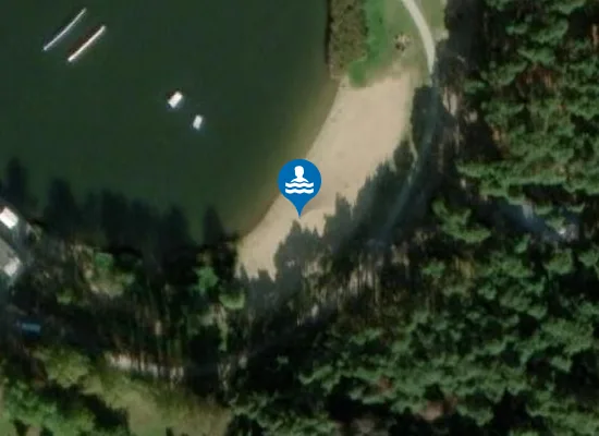 Satellite image of Kąpielisko nad Jeziorem Lipno w miejscowości Stęszew