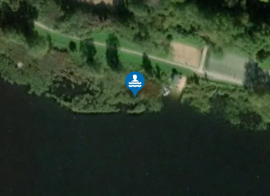 Satellite image of Kąpielisko nad Jeziorem Lusowskim