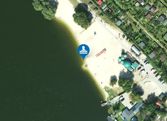 Satellite image of KĄPIELISKO NA JEZIORZE GRZYMISŁAWSKIM