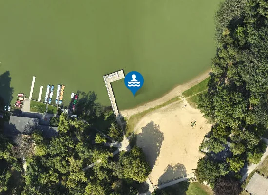 Satellite image of KĄPIELISKO W PARKU MIEJSKIM W WOLSZTYNIE