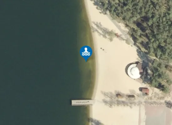 Satellite image of KĄPIELISKO PRZY PRZYSTANI WODNEJ W ŚLESINIE