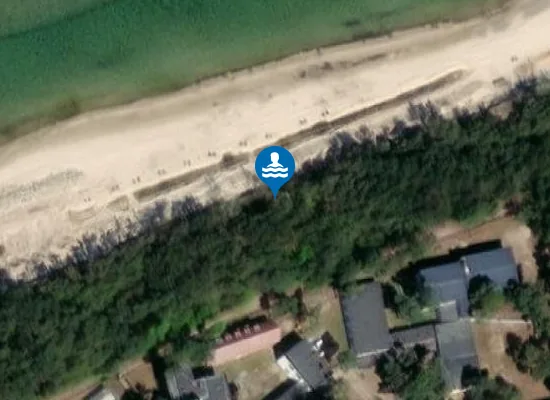 Satellite image of Kąpielisko Pogorzelica plaża zachodnia