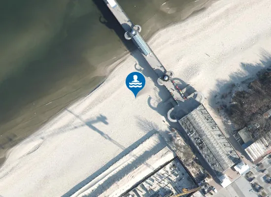 Satellite image of Kąpielisko morskie Międzyzdroje Zachód