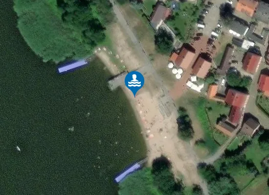 Satellite image of Kąpielisko przy Jeziorze Nowowarpieńskim
