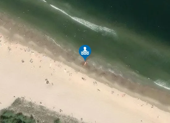 Satellite image of Kąpielisko morskie Świnoujście Bałtycka