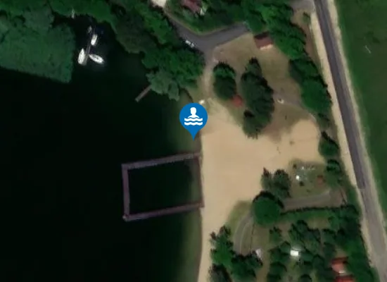 Satellite image of KĄPIELISKO NAD JEZIOREM DRAWSKO PRZY ULICY DRAHIMSKIEJ