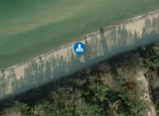 Satellite image of KĄPIELISKO POBIEROWO PLAŻA ZACHODNIA