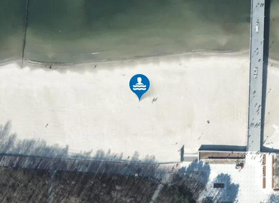 Satellite image of KĄPIELISKO MORSKIE KOŁOBRZEG WSCHÓD MOLO