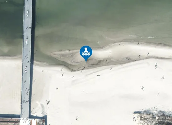 Satellite image of KĄPIELISKO MORSKIE KOŁOBRZEG WSCHÓD BAŁTYK