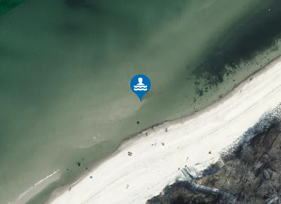 Satellite image of KĄPIELISKO MORSKIE KOŁOBRZEG ZACHÓD PLAŻA TRM