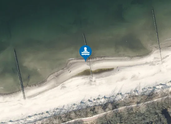 Satellite image of KĄPIELISKO MORSKIE KOŁOBRZEG PODCZELE