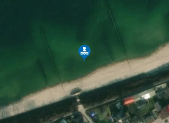 Satellite image of KĄPIELISKO MORSKIE W USTRONIU MORSKIM CENTRALNA