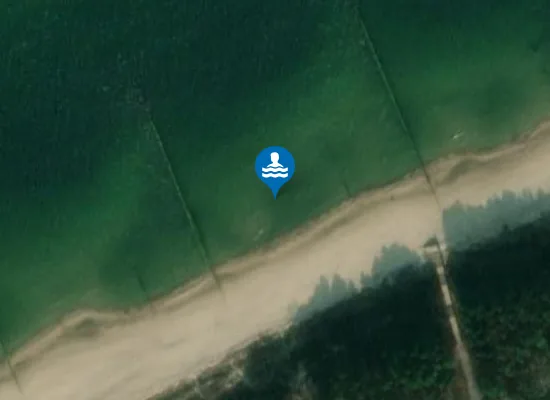 Satellite image of KĄPIELISKO MORSKIE W USTRONIU MORSKIM MUSZLA