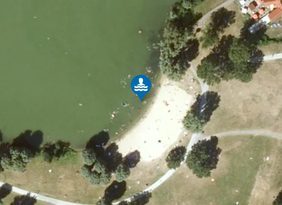 Satellite image of BUGA SEE