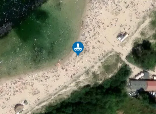 Satellite image of Darłówko Wschodnie - kąpielisko nr 2