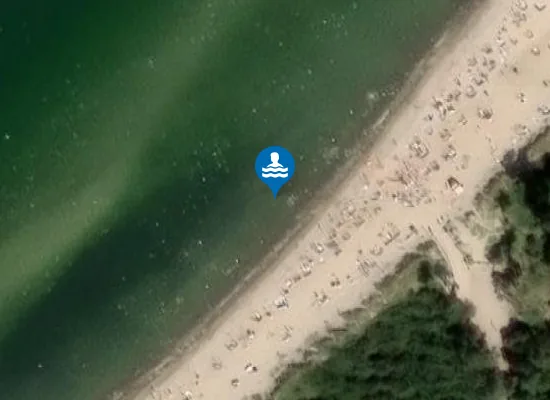 Satellite image of JAROSŁAWIEC ZACHÓD PLAŻA RUSINOWO